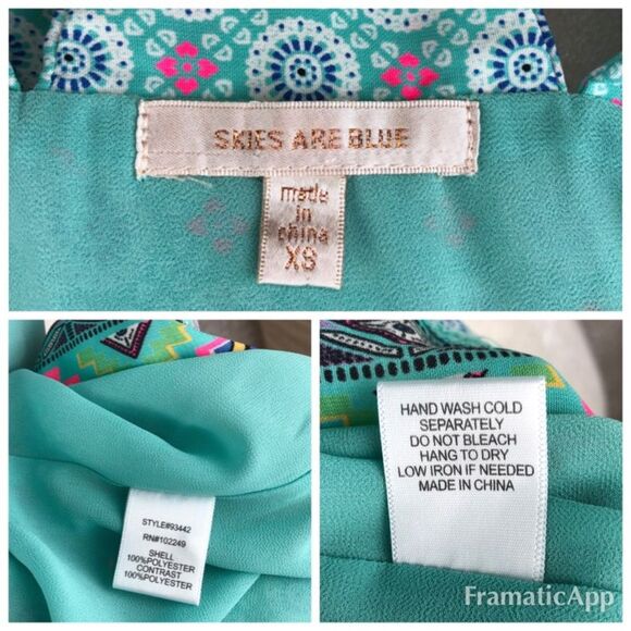 Anthropologie Skies are Blue Tunic Dress | XS - Picture 7 of 8